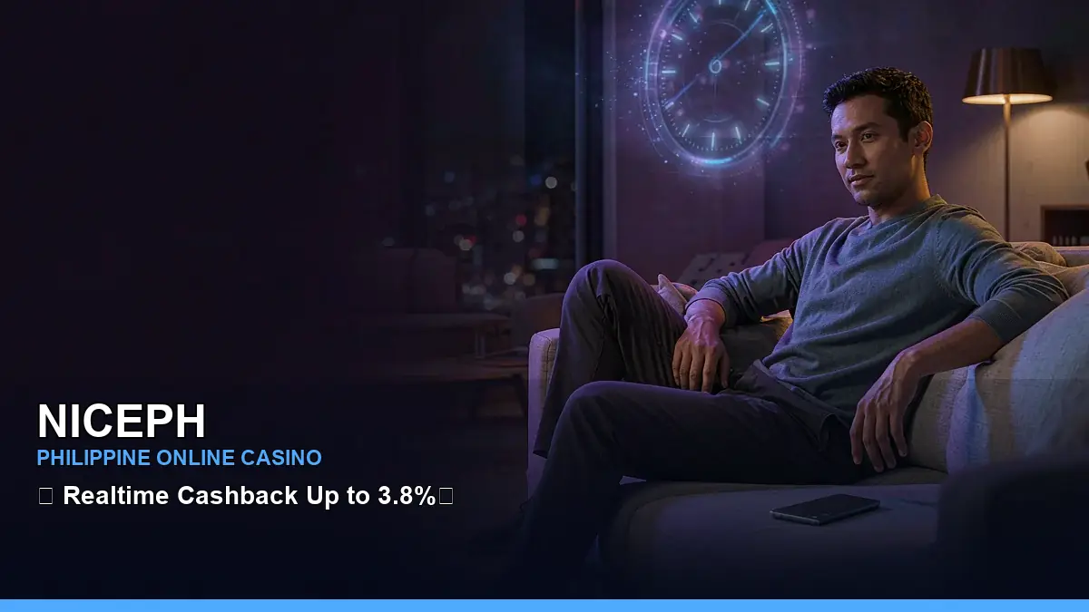 NICEPH responsible gaming guide with mobile play visuals and a clear time-limit reminder