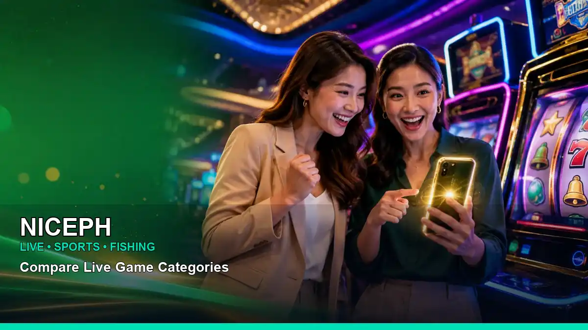 NICEPH mobile casino promotion visuals featuring possible first-deposit rewards. Review the latest terms before making any deposit, and do not treat promotional artwork as a promise of payment or winnings.